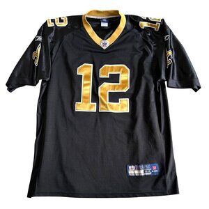 Reebok NFL Men's Sz  54 Onfield New Orleans Saints Marcus Colston #12 Jersey